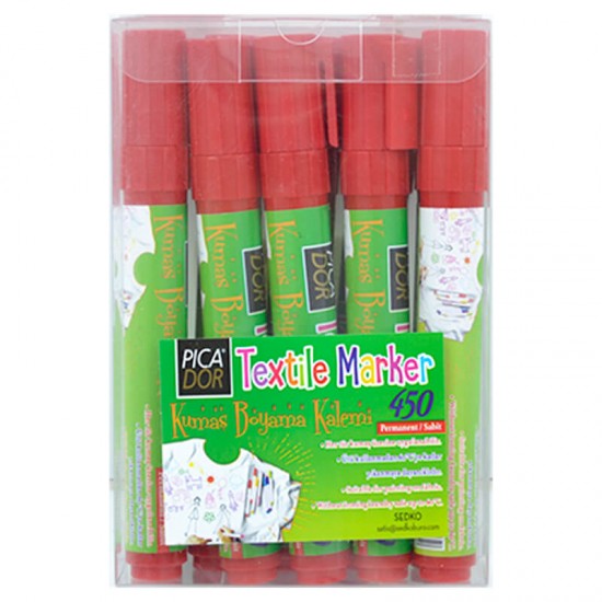 PİCADOR KX 092 450 TEKSTİL MARKÖR KIRMIZI