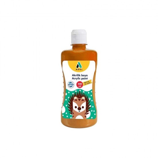 ADEL OKUL AKRİLİĞİ 500ML TURUNCU 000022