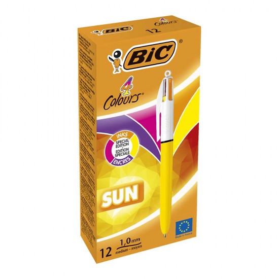 BİC 4 COLOURS TÜKENMEZ KALEM SUN 949897/982871