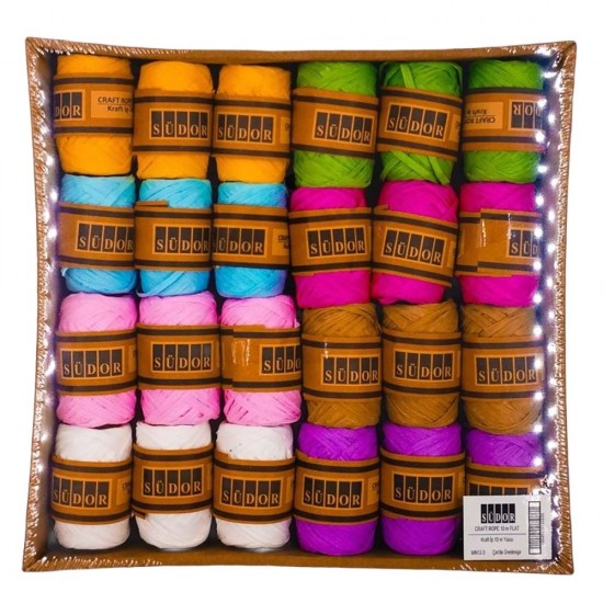 SÜDOR MN12-3 KRAFT İP 10M YASSI 24LÜ