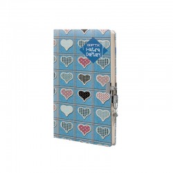 GIPTA 3429 HATIRA DEFTERİ KİLİTLİ 14X20 120YP
