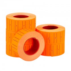 TANEX 12X21MM FİYAT ETİKETİ 800AD ÇİZGİLİ FLO TURUNCU