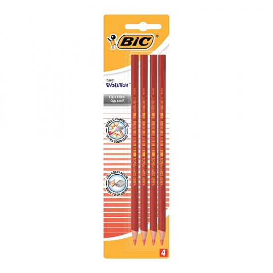 BİC EVOLUTİON KIRMIZI KALEM 4LÜ BLS 958179