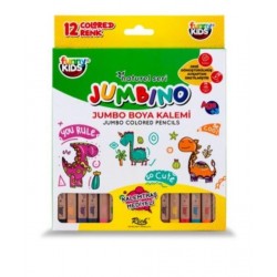FUNNY KIDS 19841 JUMBO BOYA KALEMİ JUMBINO 12 RENK