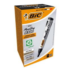 BİC PERMANENT MARKÖR 2300 KESİK UÇ SİYAH 820926