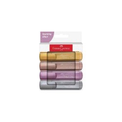 FABER FOSFORLU KALEM 46 METALİK RENK 4LÜ SET 254674-054674