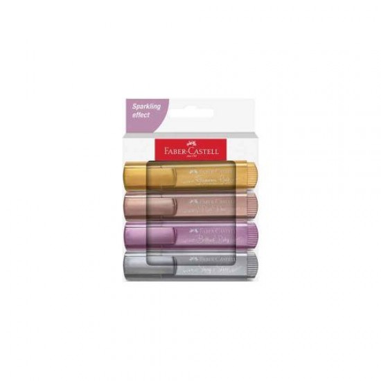 FABER FOSFORLU KALEM 46 METALİK RENK 4LÜ SET 254674-054674