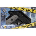 MEGA GON00466 POLİCE METAL PİSTOL 8 SHOTS BROWN