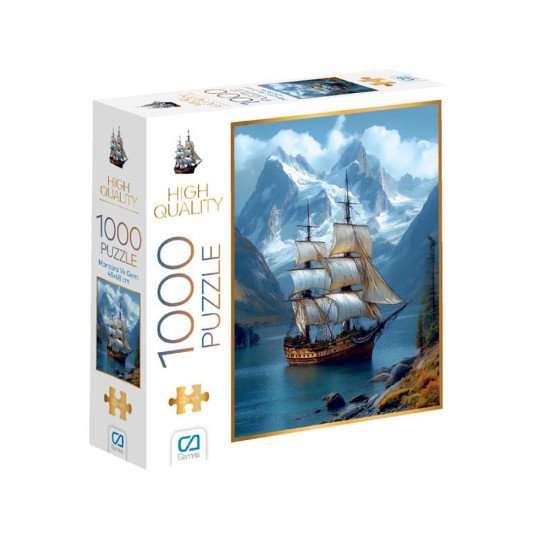 CA 7072 PUZZLE 1000 PRÇ MANZARA VE GEMİ