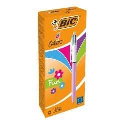 BİC 4 COLOURS TÜKENMEZ KALEM FUN GÖVDE 503815