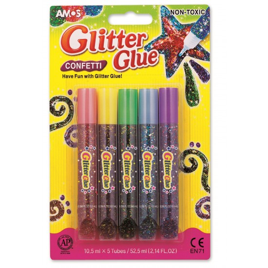 AMOS GCF10B5 SİMLİ YAPIŞTIRICI CONFETİ 105ML