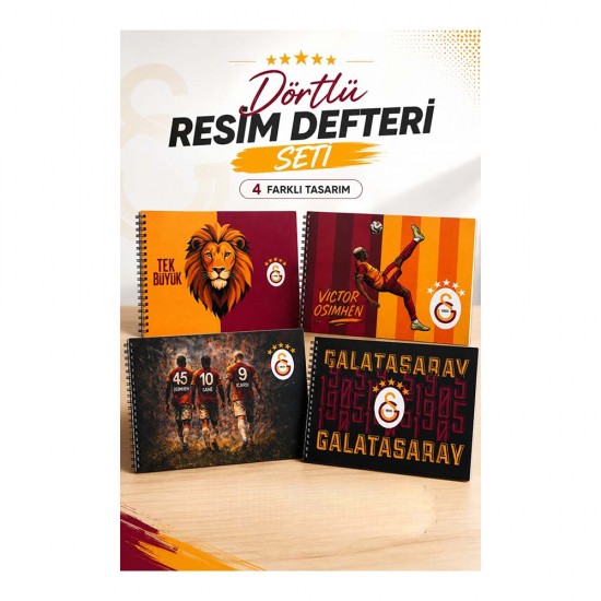 ME 50248 RESİM DEFTERİ GALATASARAY SPİRALLİ 17X24 15YP
