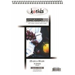 KOSİDA KHM10198 RESİM BLOK 25X35 30YP 190GR