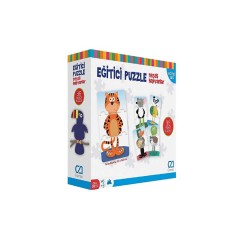 CA 5028 PUZZLE EGİTİCİ - NEŞELİ HAYVAN