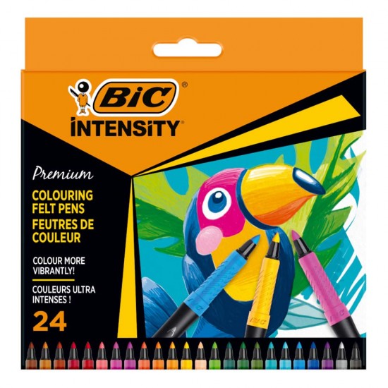 BİC INTENSITY PREMIUM KEÇELİ BOYA KALEMİ 24 RENK 977892
