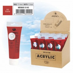 MARİES MRMAR0146 815 302 AKRİLİK BOYA 75ML SCARLET