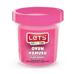 LETS L8440-7 TEK RENK OYUN HAMURU 110GR PEMBE