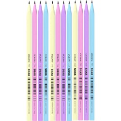 SİLKA ART-K06 TSP-72 KALY PASTEL ÜÇGEN KURŞUN KALEM 72Lİ KT