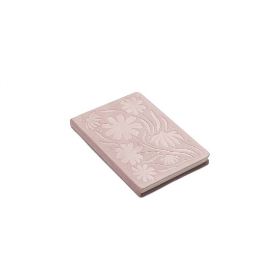 VJ 2072 SRT KPK VELVET DEF A5 160YP 100GR IVORY ÇİZGİLİ PEMBE