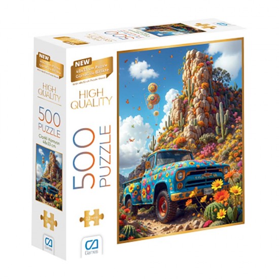 CA 7529 PUZZLE 500 PRÇ ÇİÇEKLİ KAMYON