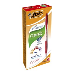 BİC ATLANTİS CLASS TÜKENMEZ KALEM 1MM KIRMZI 8871331