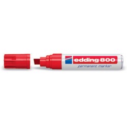 EDDİNG PERMANENT MARKÖR 800-02 KIRMIZI