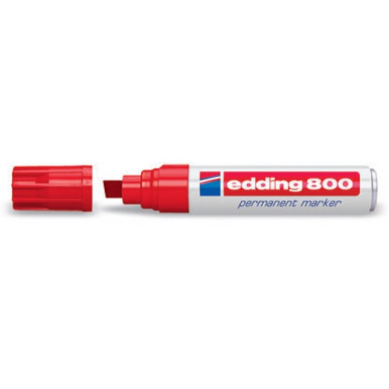 EDDİNG PERMANENT MARKÖR 800-02 KIRMIZI