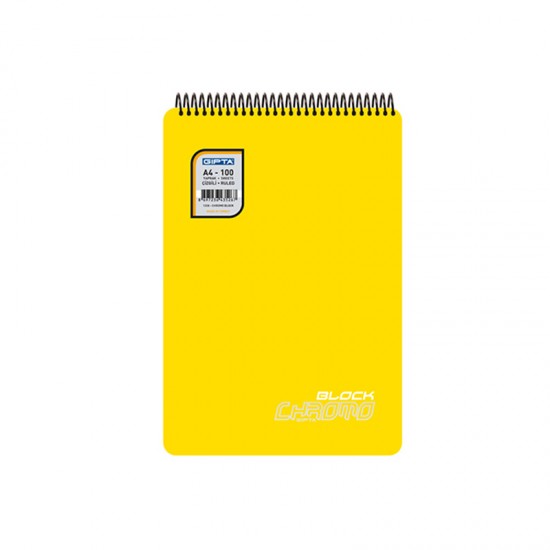 GIPTA 3366 BLOKNOT CHROMO BLOCK SPR PP KPK A4 80YP ÇİZGİLİ