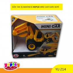 YUPLAY YU214 SÖK-TAK İŞ MAKİNESİ KEPÇE SARI SERİ