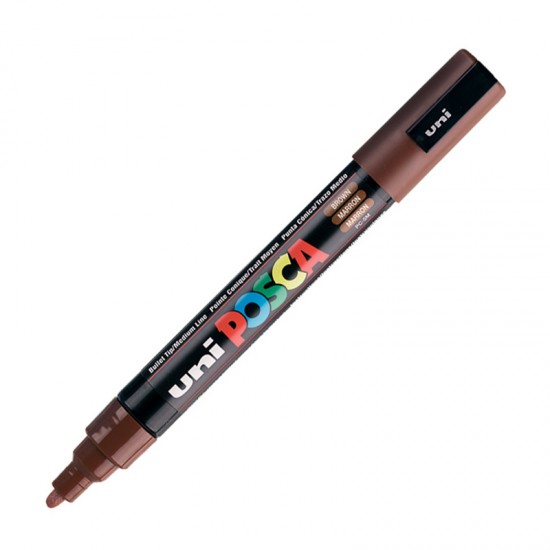 UNİ PC-5M POSCA POSTER MARKÖRÜ KAHVERENGİ