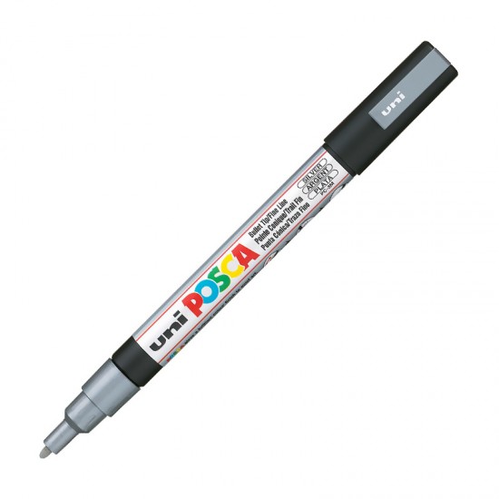 UNİ PC-3M POSCA POSTER MARKÖRÜ GÜMÜŞ