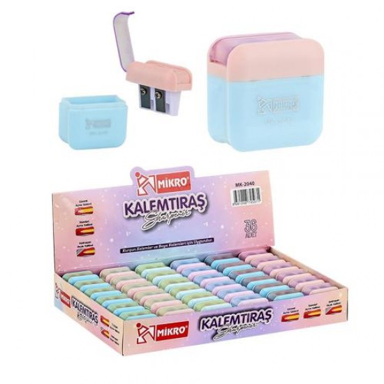MİKRO MK-2040 ÇİFTLİ KALEMTRAŞ 36LI KT