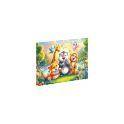 CA 3504 PUZZLE AHŞAP NEŞELİ DOSTLAR