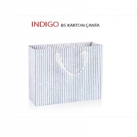 GIPTA BG2833 B5 INDIGO KARTON ÇANTA