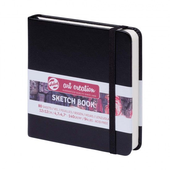 TALENS RT9314004M ART CREATİON SKETCKBOOK 140GR 12X12 SİYAH