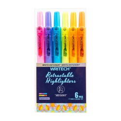 WRITECH W-805S BASMALI FOSFORLU KALEM PASTEL 6LI SET