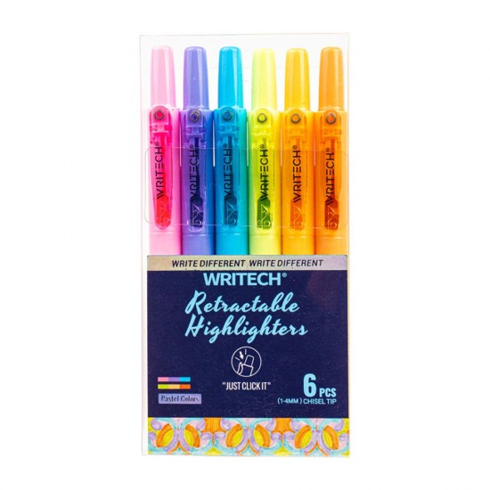 WRITECH W-805S BASMALI FOSFORLU KALEM PASTEL 6LI SET