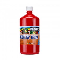 NOVA COLOR NC-222 AKRİLİK BOYA 1KG KIRMIZI