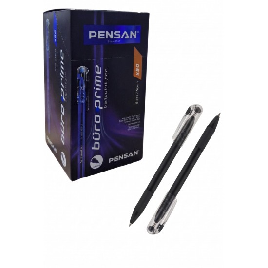 PENSAN 2271 BÜRO PRİME TÜKENMEZ KALEM SİYAH 50Lİ KT