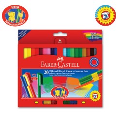 FABER EĞLENCELİ KEÇELİ KALEM 20 RENK 112000