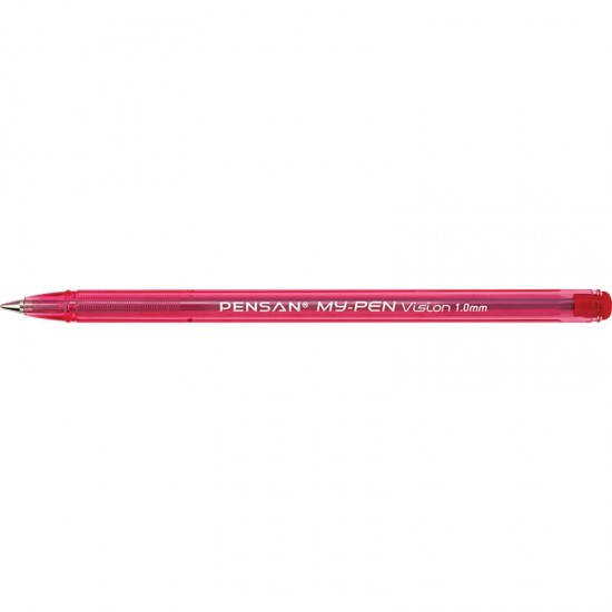 PENSAN 2210 TÜKENMEZ KALEM MY PEN KIRMIZI 25Lİ KT