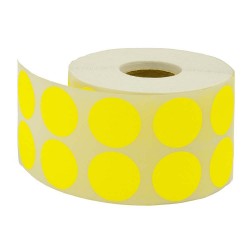 TANEX NOKTA ETİKETİ 25MM 2500AD SARI