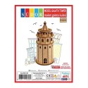 SÜDOR MD1-08 AHŞAP MAKET GALATA KULESİ