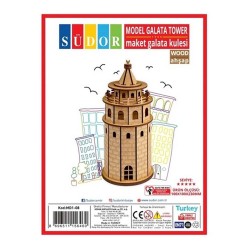 SÜDOR MD1-08 AHŞAP MAKET GALATA KULESİ