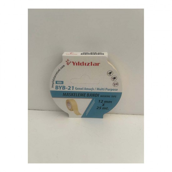 YILDIZLAR BYB-21 MASKELEME BANDI 12X25M