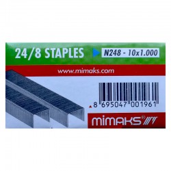MİMAKS N24/8 ZIMBA TELİ NİKEL 24/8 1000Lİ