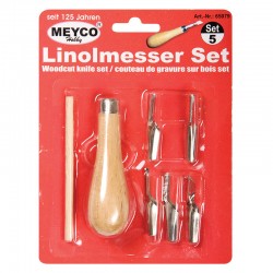 SÜDOR BS106 LİNO OYMA SETİ 6LI SET