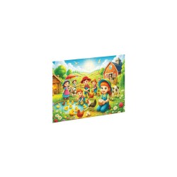 CA 3505 PUZZLE AHŞAP ÇİFTLİKTEKİ DOSTLAR