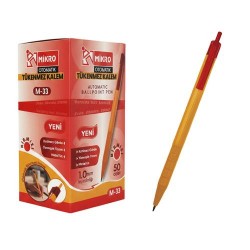 MİKRO 33 TÜKENMEZ KIRMIZI 60LI KT