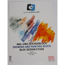 ALEX ALX-017 RESİM DEFTERİ 25X35 SPİRALLİ 165GR 15YP